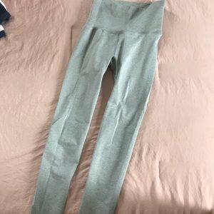 High rise gray seamless legging